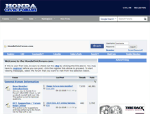 Tablet Screenshot of hondacivicforum.com